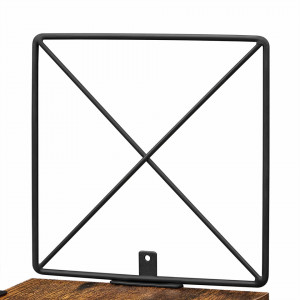 RAFT DE COLT CU 5 POLITE ZIG-ZAG INDUSTRIAL RUSTIC BROWN - Img 3