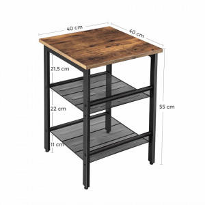 Noptiera Industrial Design , 40 x 40 x 55 cm (L x l x l) - Img 4