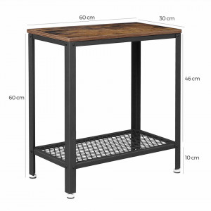 MASA LIVING RUSTIC BROWN 60 x 30 x 60 cm (L x l x l) - Img 6