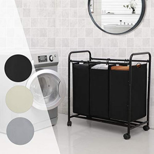 COS ORGANIZATOR CU 3 COMPARTIMENTE BLACK - Img 2