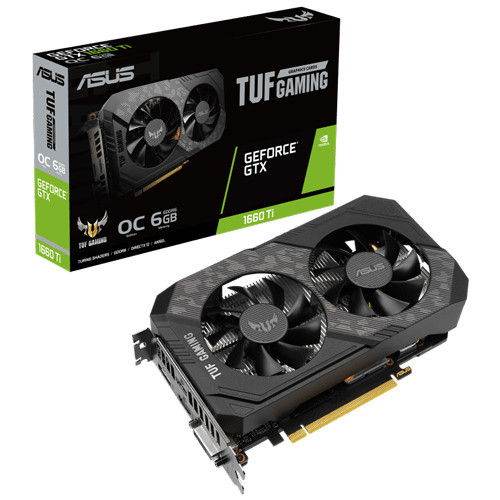 ASUS TUF Gaming GeForce GTX 1660 Ti EVO OC 6GB GDDR6 192-bit TUF-GTX1660TI-O6G-EVO-GAMING