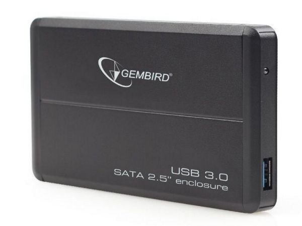 GEMBIRD EE2-U3S-2 USB 3.0 Externo kuciste za 2.5'' SATA hard diskove, aluminium, crni