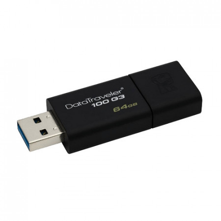 KINGSTON 64GB USB 3.0, DataTraveler 100 Generation 3 - DT100G3/64GB