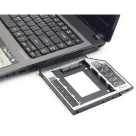 MF-95-02 Gembird Fioka za montazu 2.5 SSD/SATA HDD(do12.7mm) u 5.25 leziste u Laptop umesto optike