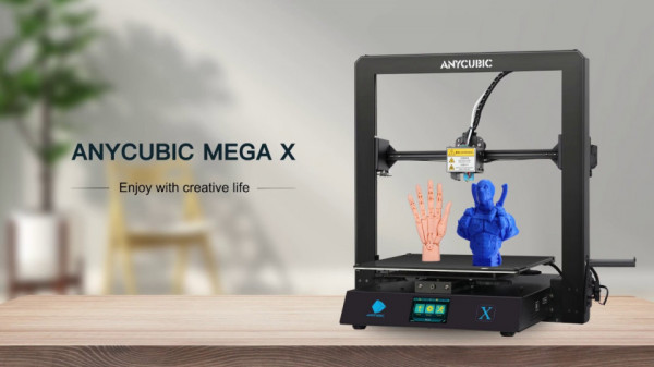 ANYCUBIC (Mega X) 3D Printer , FDM, zapremina 300x300x305 mm, brzina 20-100 mm/s, mlaznica 0,4mm,rad.temp ekstrudera 250 C, Filament 1,75mm,veza za SD karticu,O.S. Windows, Linux,MAC