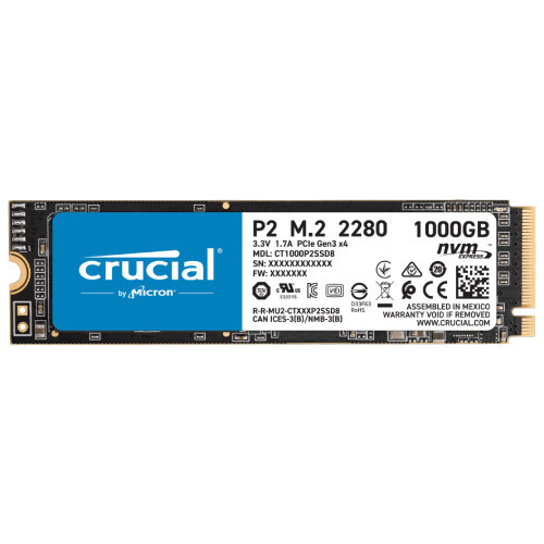 CRUCIAL SSD 1TB P2 serija CT1000P2SSD8