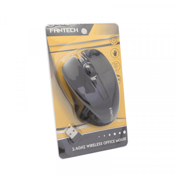 KANCELARIJSKI MIŠ FANTECH W188 CRNI