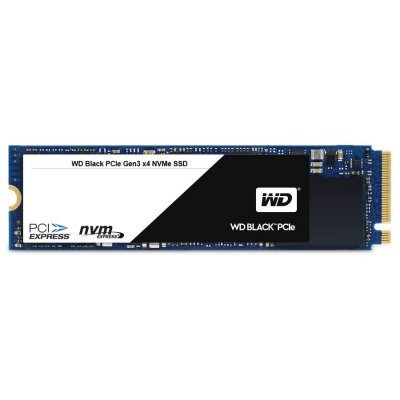 SSD WD Black (M.2, 256GB, PCIe Gen3 x4 NVMe-based, Read/Write: 2050 / 700 MB/sec, Random Read/Write IOPS 170K/130K)