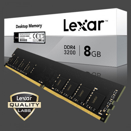 8GB DDR4 3200 LEXAR LD4AU008G-B3200GSST, 1.2V