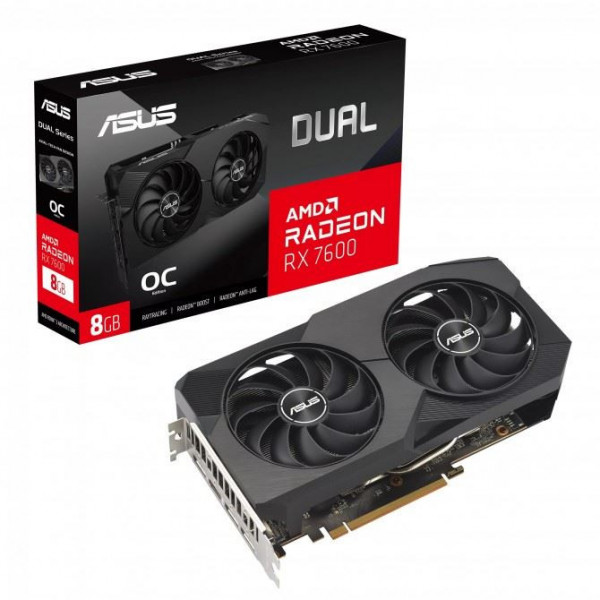 ASUS Dual Radeon™ RX 7600 OC Edition 8GB GDDR6