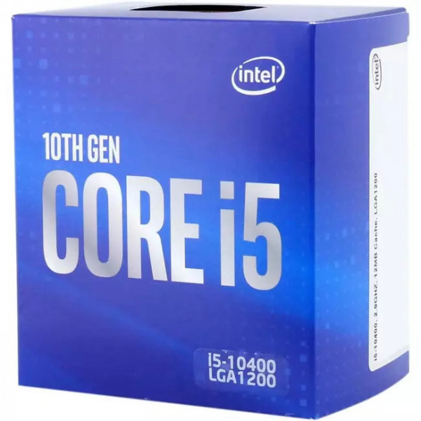 Intel CPU Desktop Core i5-10400 (2.9-4.3 GHz, 12MB, LGA1200) box BX8070110400SRH78