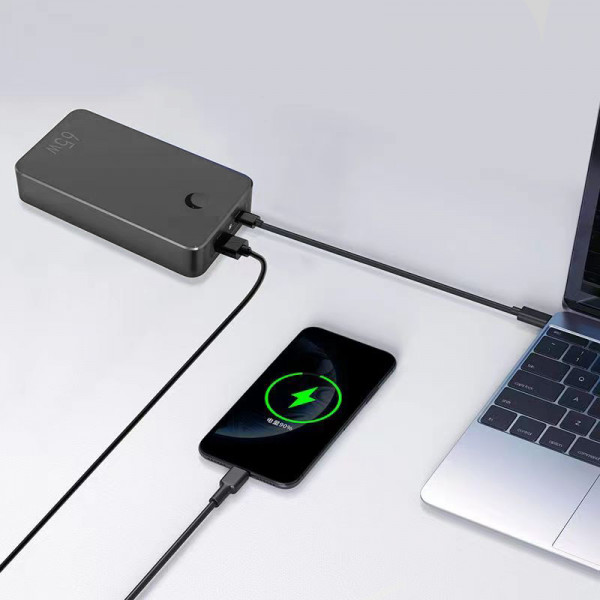 Powerbank za laptop Libower LP-P5 65W 18000mAh fast charger crni