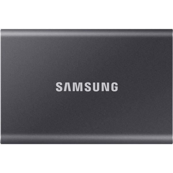 Samsung MU-PC2T0T/WW Portable SSD 2TB, T7, USB 3.2 Gen.2 (10Gbps), [Sequential Read/Write : Up to 1,050MB/sec /Up to 1,000 MB/sec], Grey