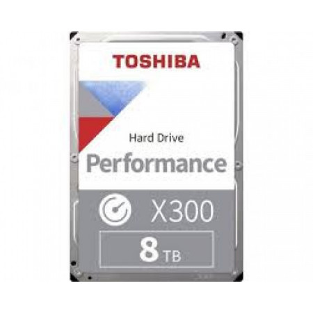 HDD Desktop Toshiba X300 HDWR480UZSVA (3.5'' 8TB, 7200RPM, 256MB, SATA 6Gb/s), bulk