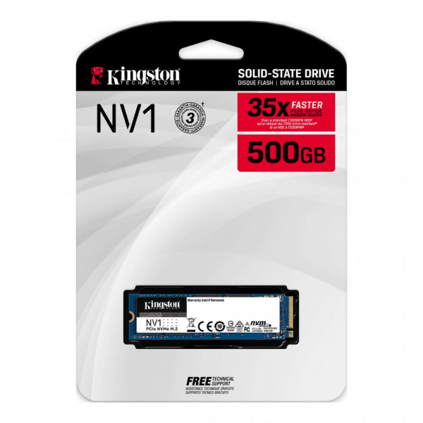KINGSTON 500GB M.2 NVMe SNV2S/500G SSD NV1 series