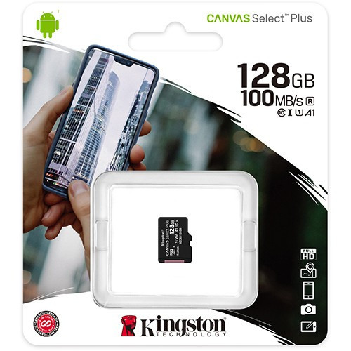 MICRO SD.128GB KINGSTON bez adaptera SDCS2/128GBSP