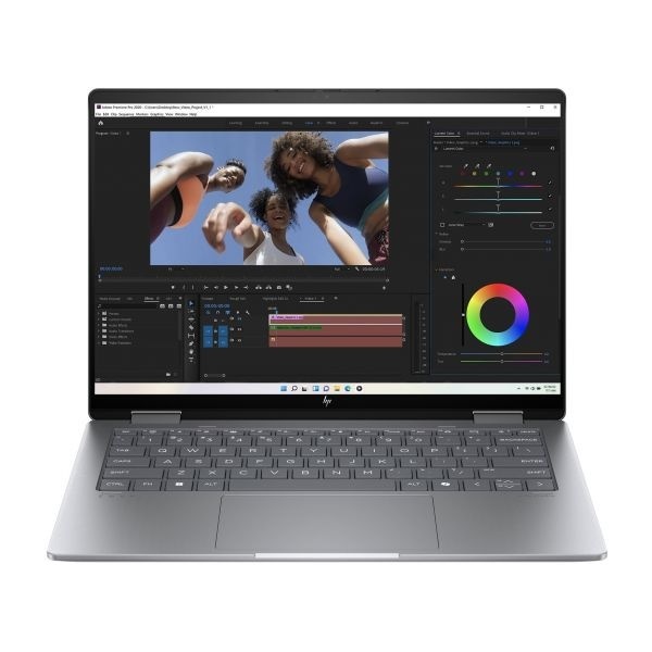 HP Envy x360 14-fc0011na A0LS4EAR NB , U7 155U (1.7-4.8GHz, cache 12MB), 16GB, 14.0" WUXGA LED,TS, SSD 512GB PCIe NVMe,, WIFI, Bluetooth,Webcam, Backlit Kbd, Pen-Tilt Silver, ACA 65W, BATT 3C 59 WHr Win11 Home