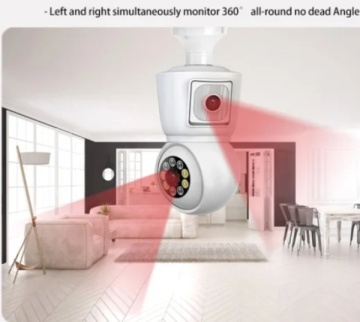 CAM-IP6MP-Q3 GMB PTZ kamera 6mpix microSD iCSee xmeye Two-way voice 2x3,6mm SIJALICNO GRLO E27 - Img 2