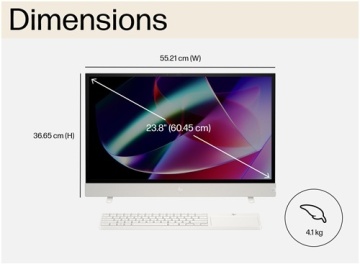 HP Envy Move AiO 24-cs0001na AiO Renew PC, Intel Core i5-1335U (1.3-4-6GHz, 12MB Cache), 8GB, SSD 512GB PCIe NVMe, Bluetooth Keyboard, WIFI, Bluetooth, 23.8" BV QHD LED,TS, ACA 90W - Windows Home 11 x64 - Img 4