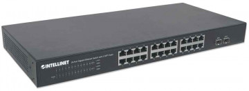 Intellinet 24-PORT GB ETH POE+ WEB 4GB COMBO 370W POE - Img 2
