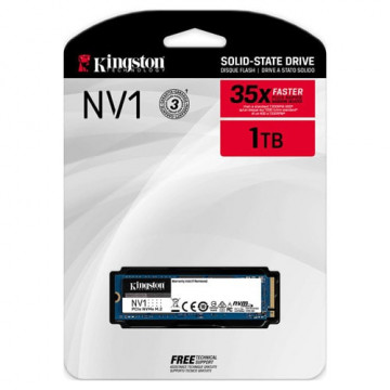 KINGSTON 1TB M.2 NVMe SNVS/1000G SSD NV1 series - Img 1
