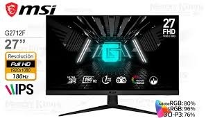 Monitor 27 MSI G2712F IPS FHD 180Hz - Img 1