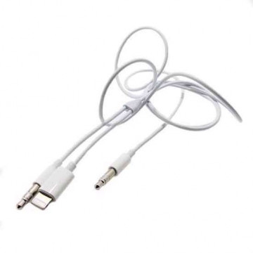 Adapter 2x Aux kabal na lightning kabal MH030 beli - Img 2