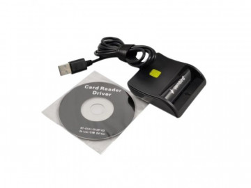 GEMBIRD GMB-CT400 Smart card reader USB 2.0 Citac za licne karte, saobracajne, bankarske - Img 4