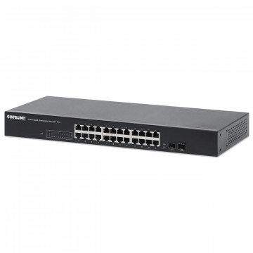 Intellinet 24-PORT GB ETH POE+ WEB 4GB COMBO 370W POE - Img 1