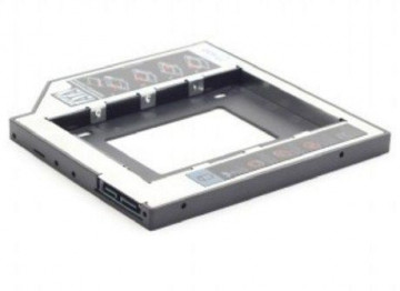 MF-95-02 Gembird Fioka za montazu 2.5 SSD/SATA HDD(do12.7mm) u 5.25 leziste u Laptop umesto optike - Img 4