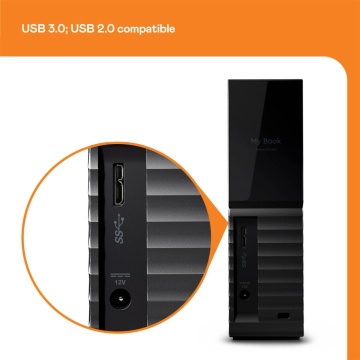 WESTERN DIGITAL W.D. 3.5" My Book 4TB WDBBGB0040HBK-EESN externi HDD - Img 3
