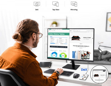 SAMSUNG Smart monitor 27 VA M5 LS27AM500NRXEN - Img 2
