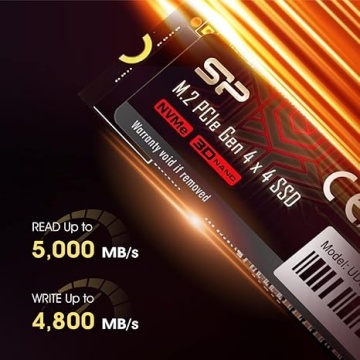 Silicon Power UD90 2TB SSD PCIe Gen 4x4 SSD UD90 SP02KGBP44UD9005 - PCIe Gen4x4 & NVMe 1.4, 3D NAND, SLC Cache + HMB, 5 year warranty - Max 4800/4200 MB/s - Img 4