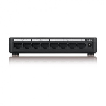 Switch ZYXEL GS-108S (8 x 10/100/1000Mbps, MDI/MDI-X switch) Retail - Img 4