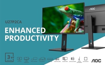 AOC U27P2CA IPS 4K UHD USB-C - Img 1