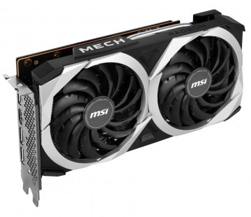 MSI AMD Radeon RX 6600 MECH 2X Graphics Card 8GB GDDR6, PCIE 4.0, Dual Fan, GPU Upto 2491MHz, 2 Slot, 1XHDMI, 3XDP, 235mm Length, Max 4 Display Out, 1X8 Pin Power, 500W Or Higher PSU Recommended - Img 4