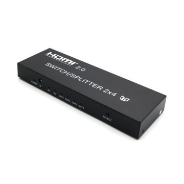Adapter HDMI razdelnik (splitter) 2 na 4 (4Kx2K) - Img 2