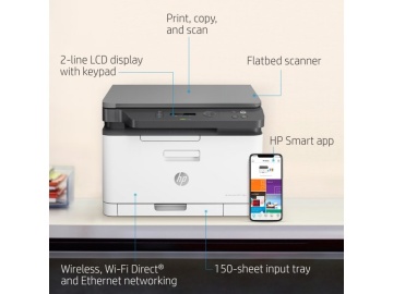 HP Color Laser MFP 178nw 4ZB96A - Img 1