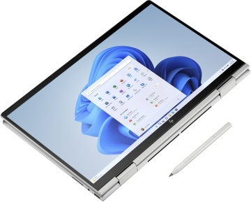 HP Envy x360 15-fe0019na 8J268EAR NB, Intel i7-1355U (1.7-5GHz, cache 12MB),16GB, 15.6" FHD BV UWVA OLED,TS, SSD 512GB PCIe NVMe, NO ODD, WIFI, Bluetooth, Webcam, Backlit Kbd, Pen-Tilt Silver, ACA 65W, BATT 4C 55 WHr, Win11 x64 - Img 3
