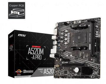 MBO MSI AM4 A520M-A PRO - Img 1