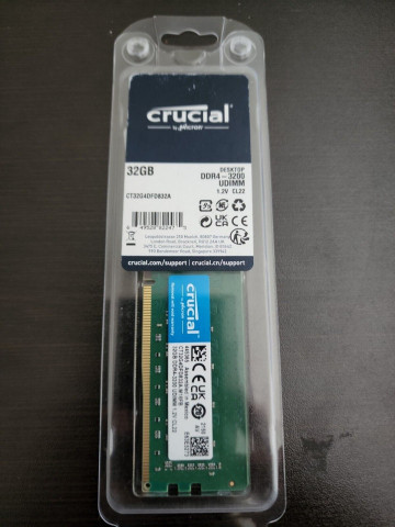 32GB DDR4 3200MHz Crucial CT32G4DFD832A - Img 4