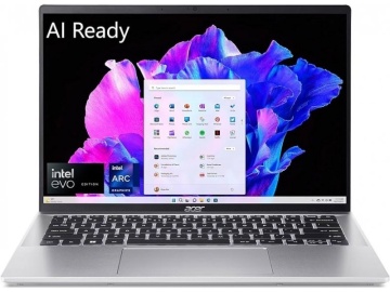ACER Swift Go 14 SFG14-72-71WG (Silver) 2.8K OLED, Ultra7 155H, 32GB, 1TB SSD, Win 11 Home - Img 2