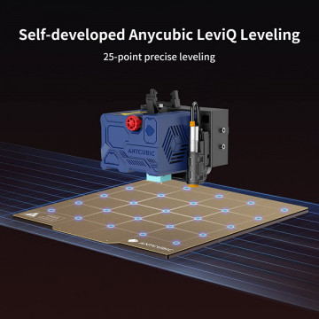 ANYCUBIC KOBRA 3D PRINTER, FDM, automatsko nivelisanje, zapremina 220x220x250 mm, brzina 50-80 mm/s, mlaznica 0,4mm, rad.temp ekstrudera 260 C, Filament 1,75mm,veza za SD karticu,O.S. Windows, Linux,MAC - Img 3