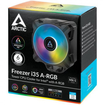 CPU Hladnjak Arctic Freezer i35 A-RGB, 4 heatpipe up to 150W TDP, ACFRE00104A, LGA 1700 - Img 1