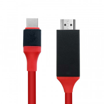 Data kabal USB/Type C na 4K HDTV 2m crveni - Img 3