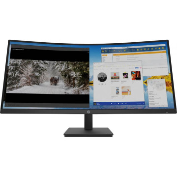 HP M34d 3B1W4AAR zakrivljeni WQHD VA monitor 34" - Img 1