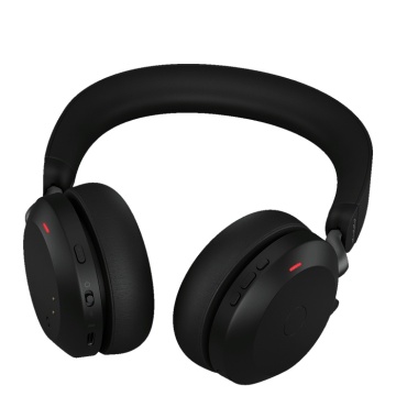 JABRA EVOLVE2 75, Link380a MS Stereo Stand Black, EVOLVE2 75 headset Black MS, Link 380 BT adapter USB-A MS, EVOLVE2 75 Deskstand USB-A,1.2m USB-C to USB-A cable, carry pouch, warranty and warning (safety leaflets) - Img 3