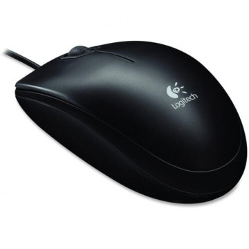LOGITECH Corded Mouse B100 - Business EMEA - BLACK - Img 3