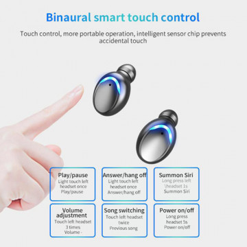 Slusalice Bluetooth TWS R11 crne - Img 2