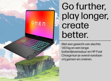 HP OMEN Transcend 14-fb0075nd A12LQEAR NB, Intel U7-155H (1.4GHz), NVIDIA GeForce RTX 4060 8GB, 16GB, 14.0" 2.8K BVOLED, SSD 1TB PCIe NVMe, WIFI, Bluetooth,Webcam, Backlit Kbd,ACA 140W, BATT 6C 71 WHr Win11H - Img 6